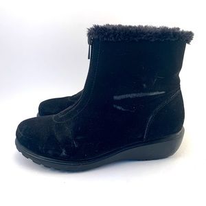 Zip-Up Snow Boots